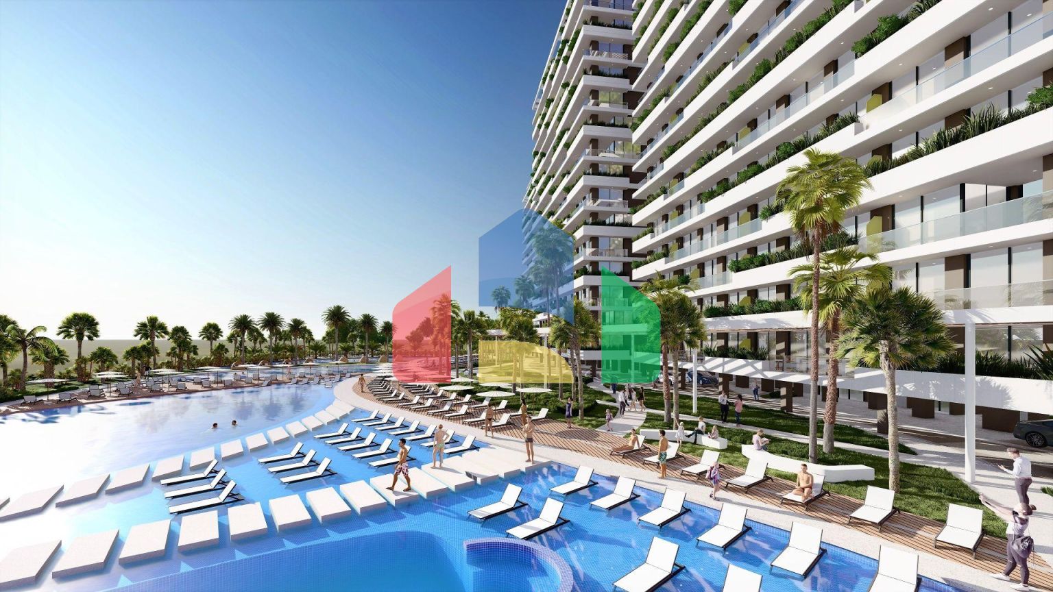 3-комнатные апартаменты 96 м2 в 600 метрах от пляжа 