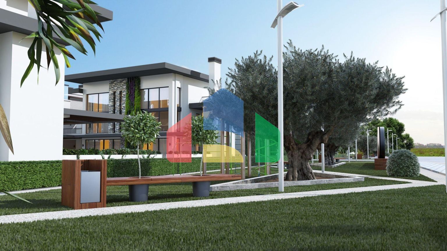 4-комнатный пентхаус loft 150м2 с собственным участком в 5 минутах от пляжа