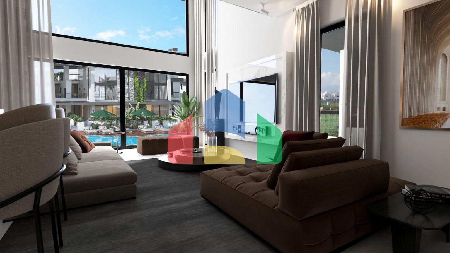 4-комнатный пентхаус loft 150м2 с собственным участком в 5 минутах от пляжа