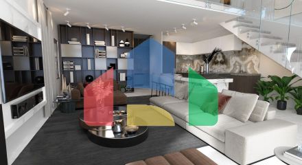 4-комнатный пентхаус loft 150м2 с собственным участком в 5 минутах от пляжа 4-комнатный пентхаус loft 150м2 с собственным участком в 5 минутах от пляжа