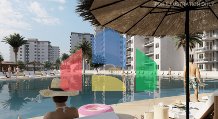 3-комнатные апартаменты 94м2 в красивом и новом комплексе недалеко от пляжа Long Beach 3-комнатные апартаменты 94м2 в красивом и новом комплексе недалеко от пляжа Long Beach