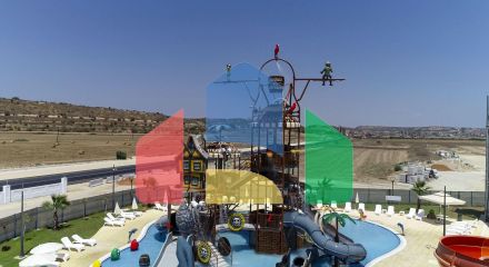 Студия 51 м2 с мебелью в 300 метрах от песчаного пляжа