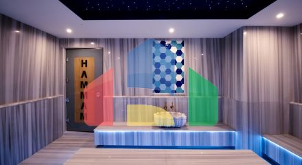 Студия 51 м2 с мебелью в 300 метрах от песчаного пляжа