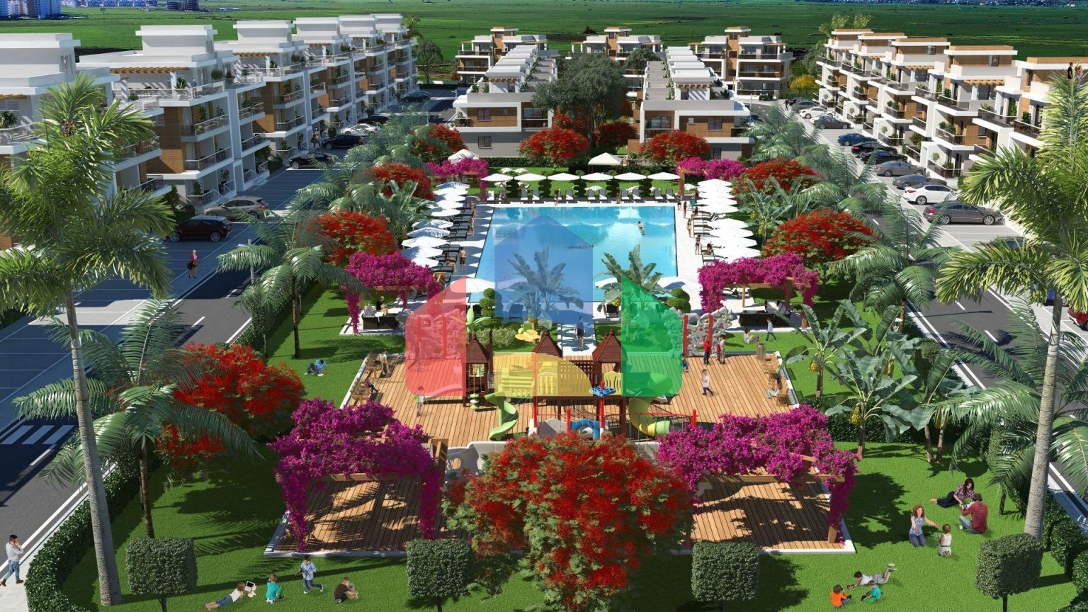 3-комнатный пентхаус 78 м2 c террасой 54 м2 в 2 минутах от пляжа