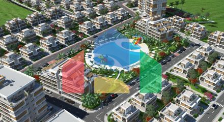 3-комнатный пентхаус 78 м2 c террасой 54 м2 в 2 минутах от пляжа 3-комнатный пентхаус 78 м2 c террасой 54 м2 в 2 минутах от пляжа