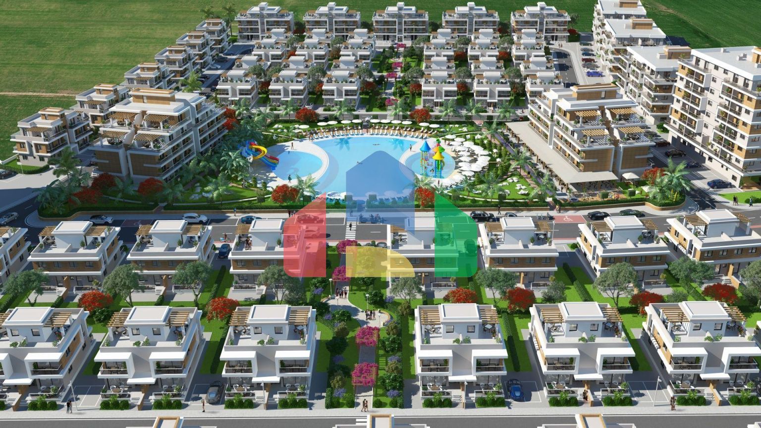 3-комнатный пентхаус 78 м2 c террасой 54 м2 в 2 минутах от пляжа