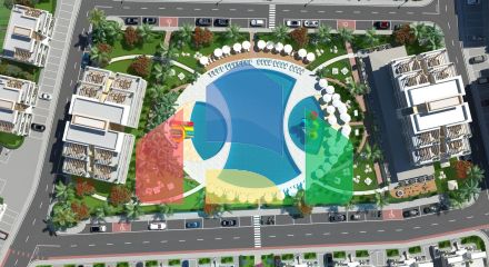 3-комнатный пентхаус 78 м2 c террасой 54 м2 в 2 минутах от пляжа