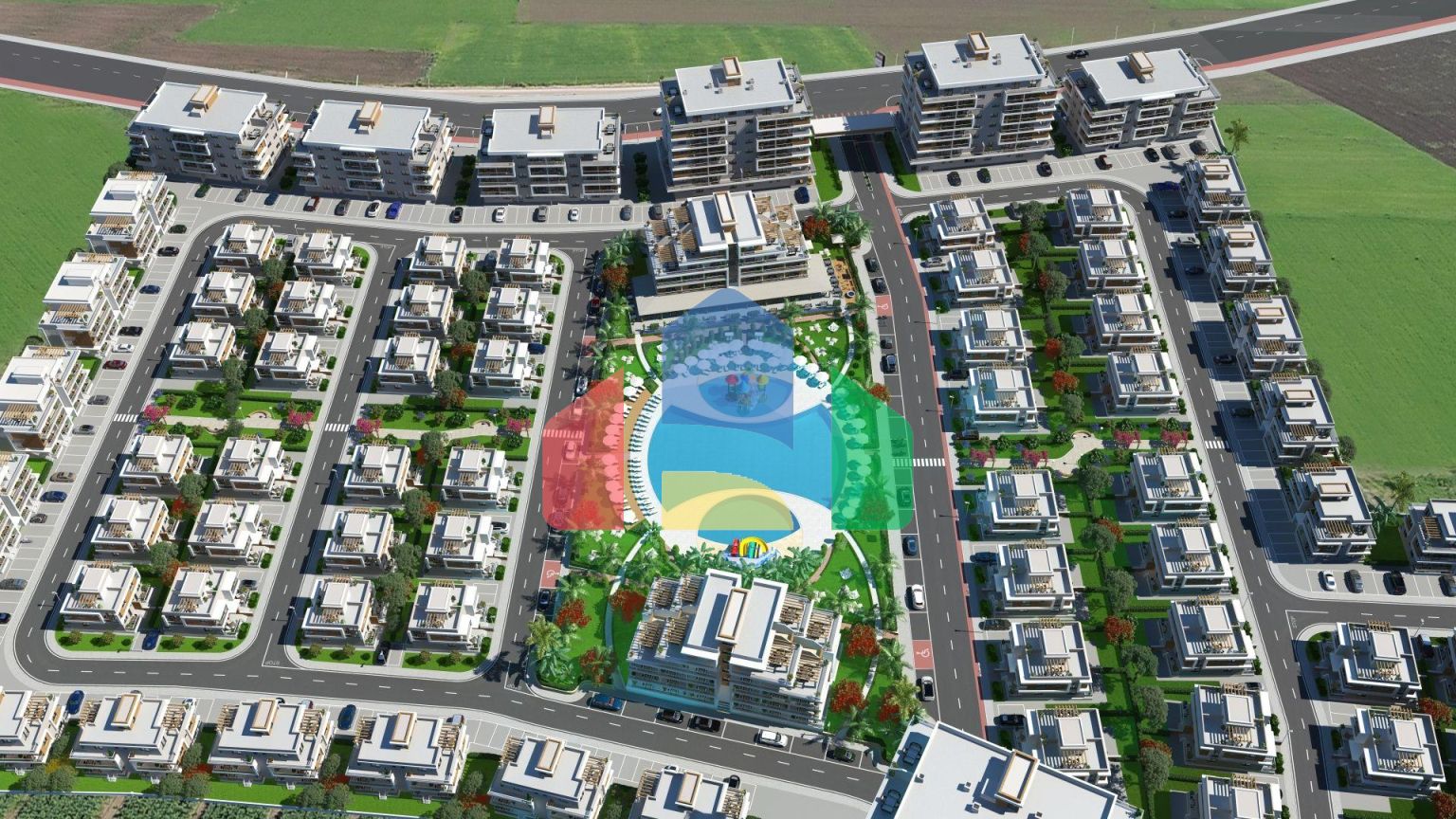3-комнатный пентхаус 78 м2 c террасой 54 м2 в 2 минутах от пляжа