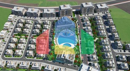 3-комнатный пентхаус 78 м2 c террасой 54 м2 в 2 минутах от пляжа