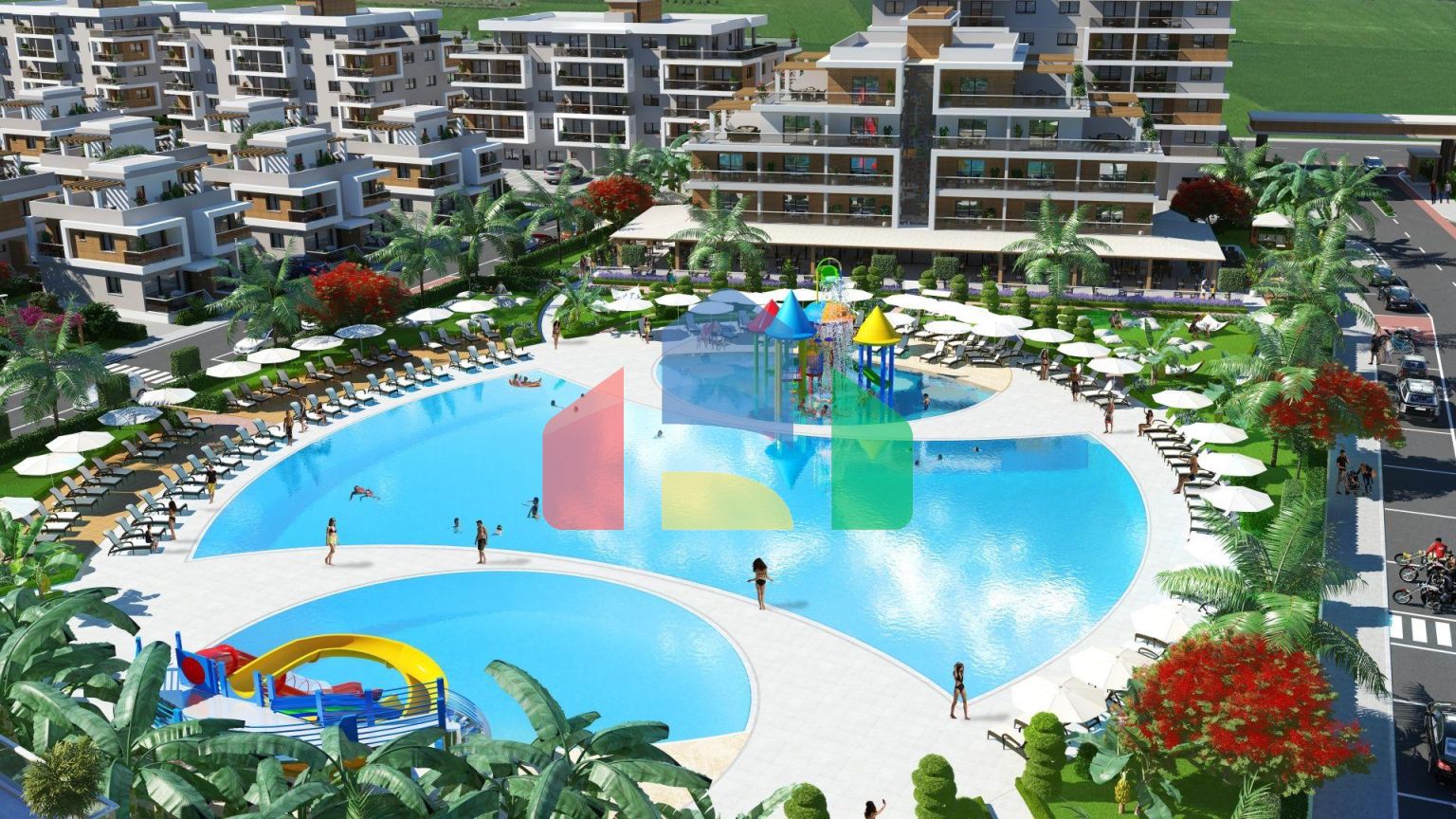 3-комнатный пентхаус 78 м2 c террасой 54 м2 в 2 минутах от пляжа