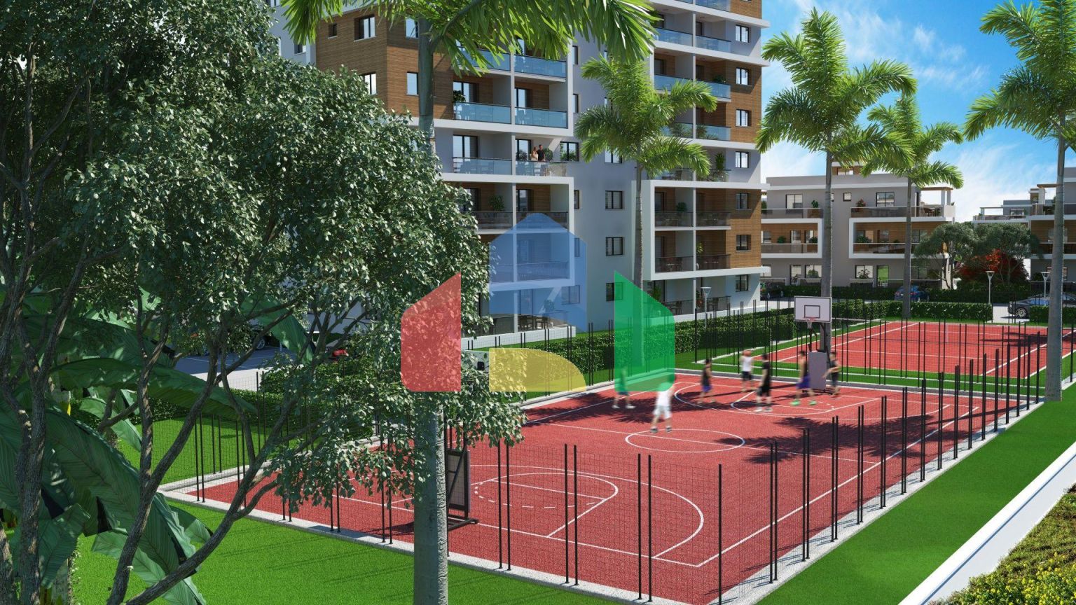 3-комнатный пентхаус 78 м2 c террасой 54 м2 в 2 минутах от пляжа