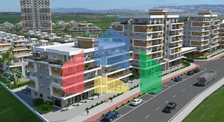 3-комнатный пентхаус 78 м2 c террасой 54 м2 в 2 минутах от пляжа