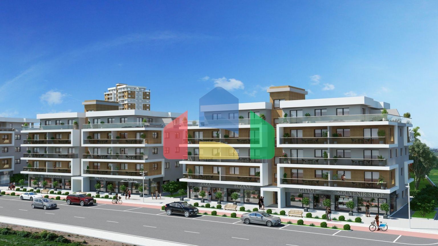 3-комнатный пентхаус 78 м2 c террасой 54 м2 в 2 минутах от пляжа