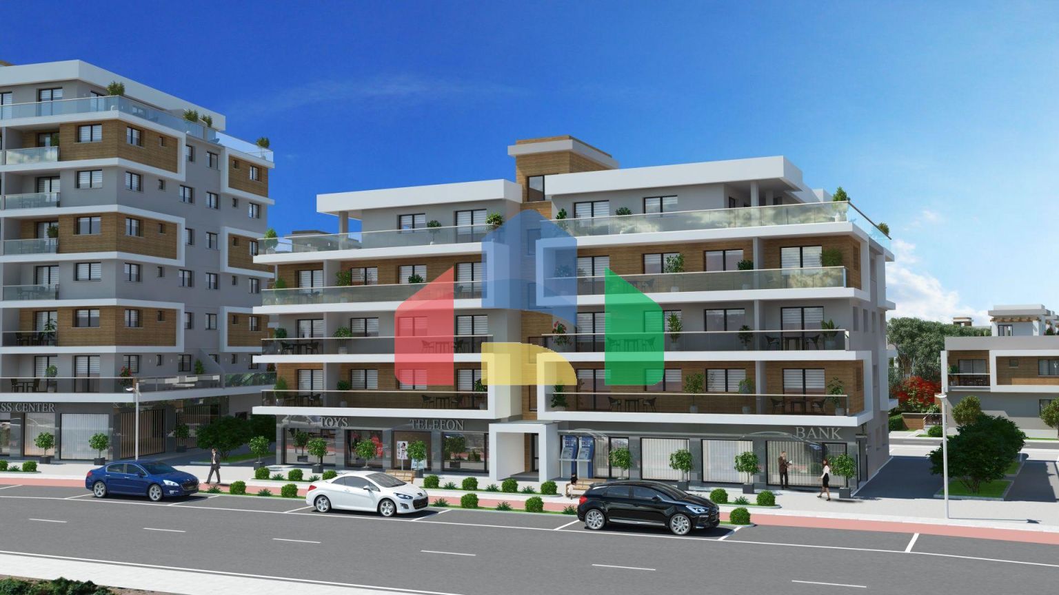 3-комнатный пентхаус 78 м2 c террасой 54 м2 в 2 минутах от пляжа