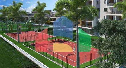 3-комнатный пентхаус 78 м2 c террасой 54 м2 в 2 минутах от пляжа