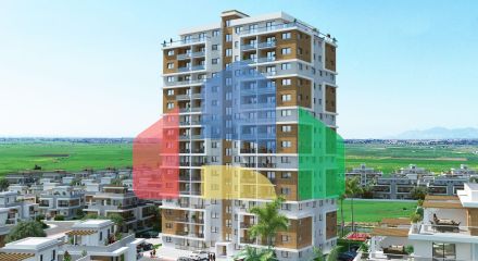 3-комнатный пентхаус 78 м2 c террасой 54 м2 в 2 минутах от пляжа