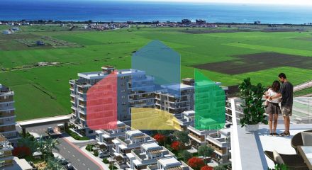 3-комнатный пентхаус 78 м2 c террасой 54 м2 в 2 минутах от пляжа