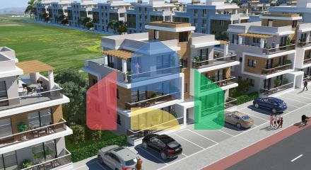 3-комнатный пентхаус 78 м2 c террасой 54 м2 в 2 минутах от пляжа