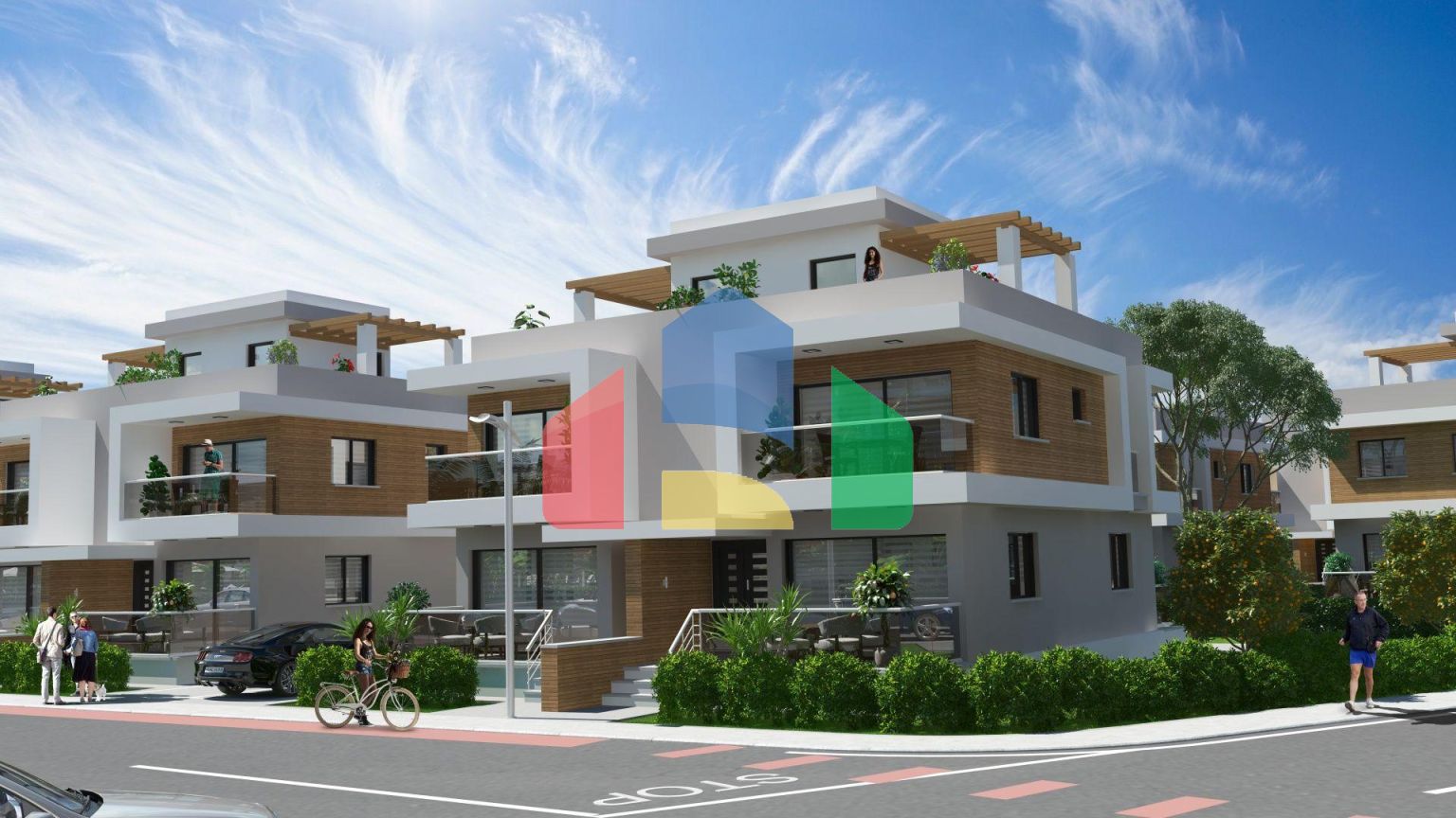 3-комнатный пентхаус 78 м2 c террасой 54 м2 в 2 минутах от пляжа