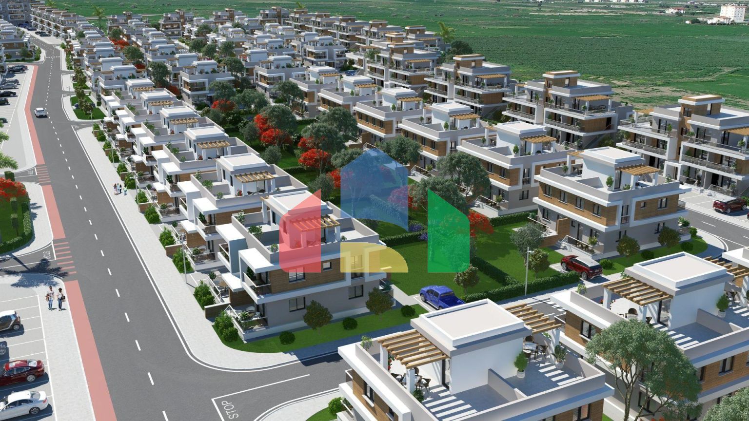 3-комнатный пентхаус 78 м2 c террасой 54 м2 в 2 минутах от пляжа