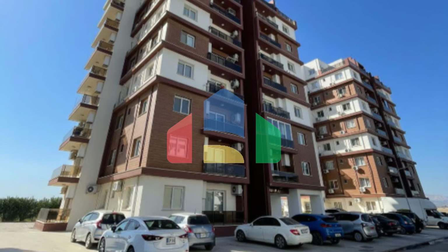 Студия 46 м2 в красивом комплексе в Искеле