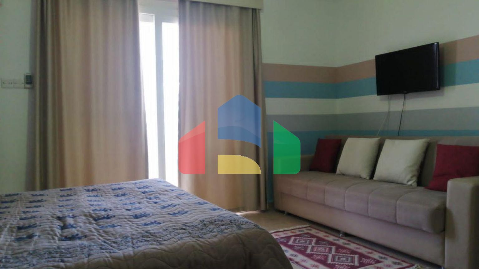 Студия 46 м2 в красивом комплексе в Искеле