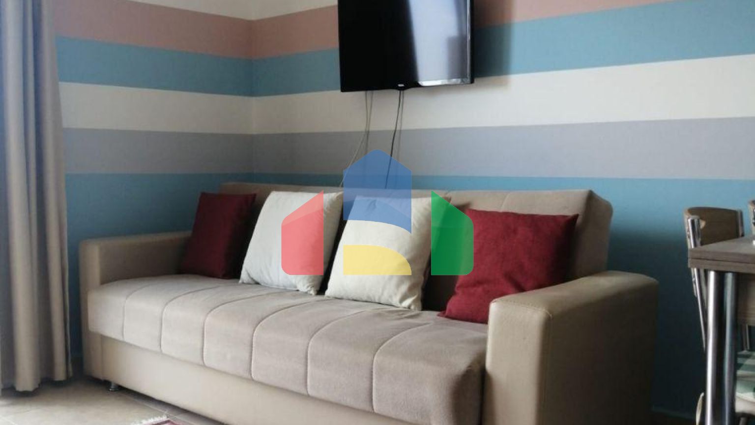 Студия 46 м2 в красивом комплексе в Искеле