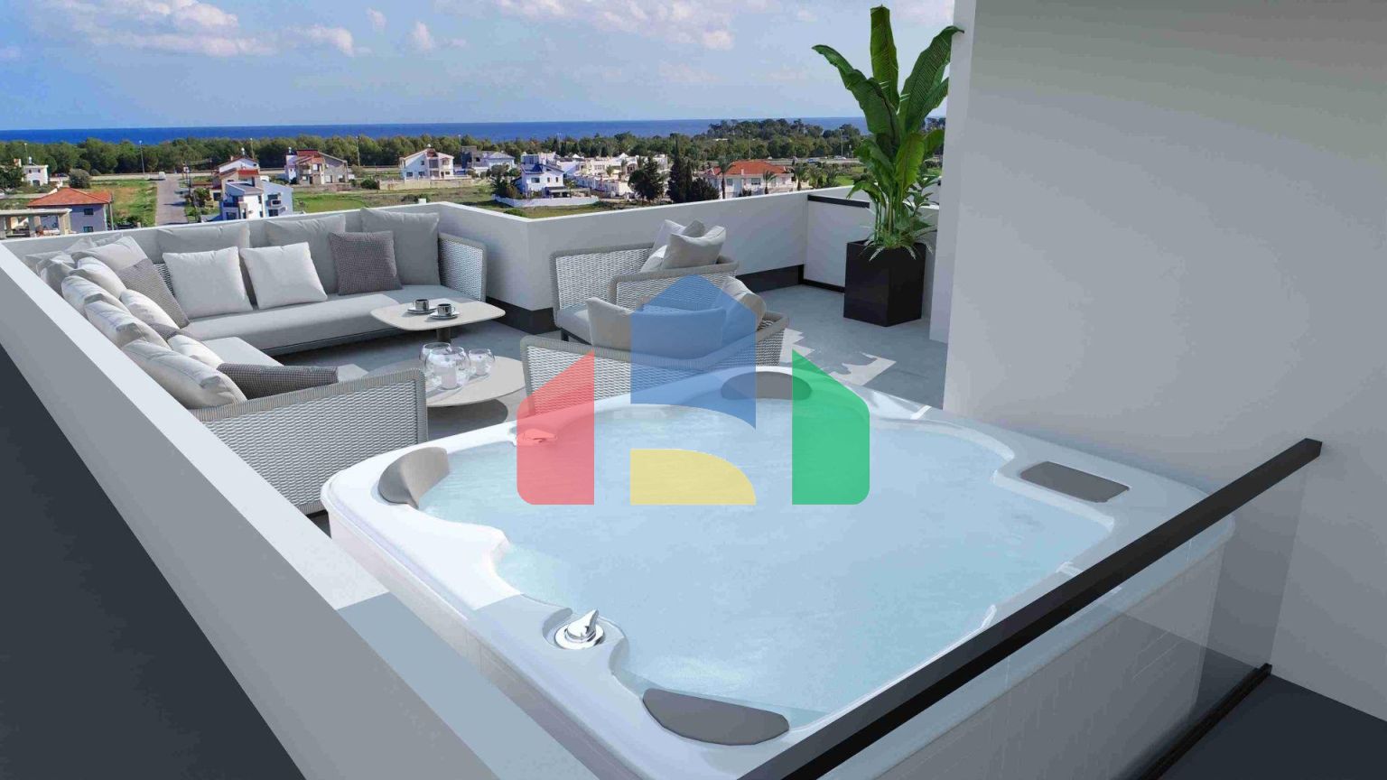 4-комнатные апартаменты 150 м2 с террасой на крыше 60 м2