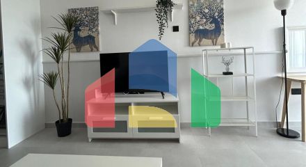 Студия 50м2 с террасой 9м2 недалеко от пляжа