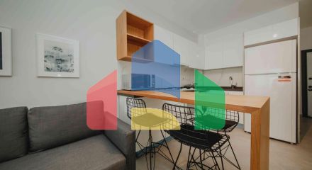 Студия 50 м2 c балконом 9м2