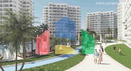 Студия 46 м2 c балконом 8м2