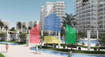 Студия 46 м2 c балконом 8м2