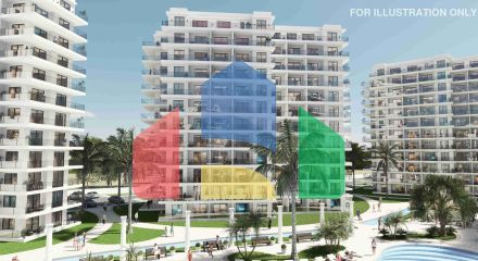 Студия 46 м2 c балконом 8м2