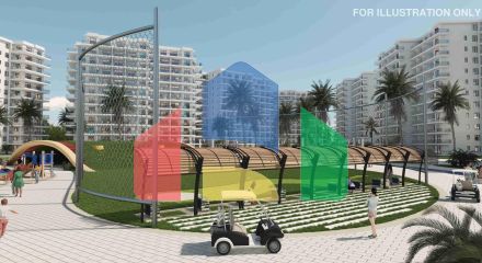 Студия 46 м2 c балконом 8м2