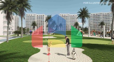 Студия 46 м2 c балконом 8м2