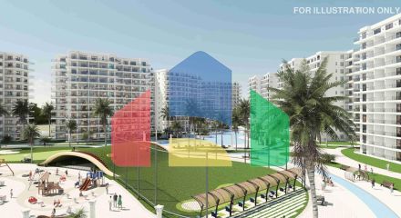 Студия 46 м2 c балконом 8м2