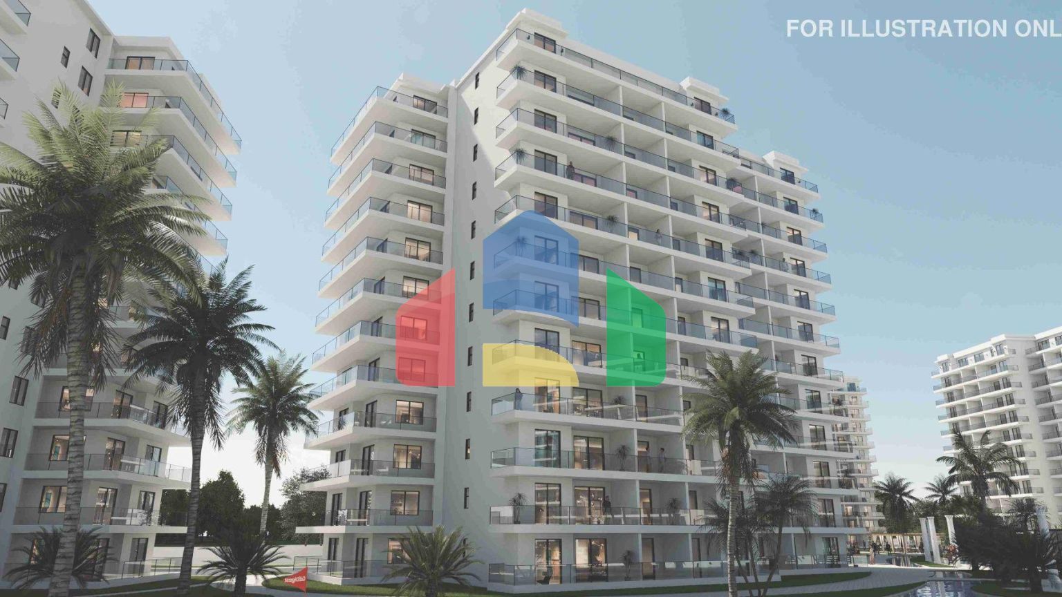 Студия 46 м2 c балконом 8м2