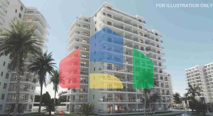 Студия 46 м2 c балконом 8м2