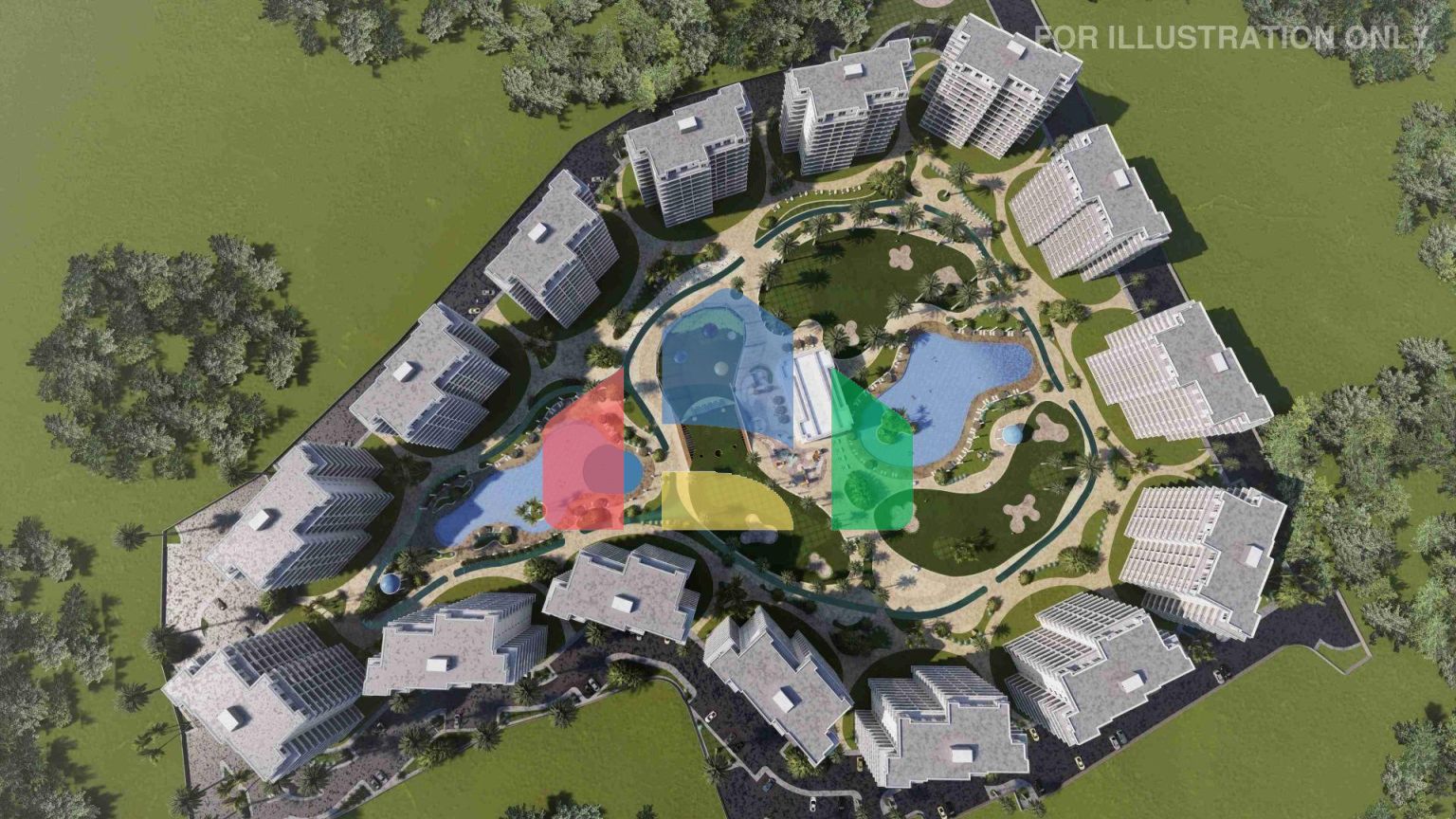 Студия 46 м2 c балконом 8м2