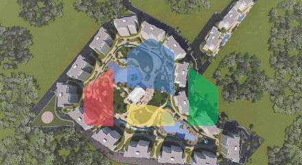 Студия 46 м2 c балконом 8м2