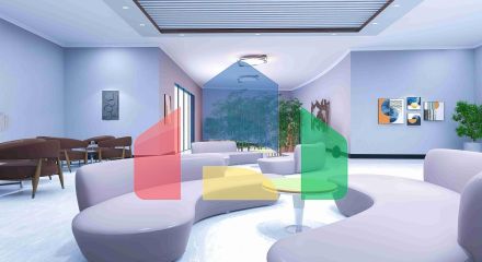 Студия 48 м2 с балконом 6 м2