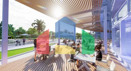 Студия 48 м2 с балконом 6 м2