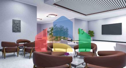 Студия 48 м2 с балконом 6 м2