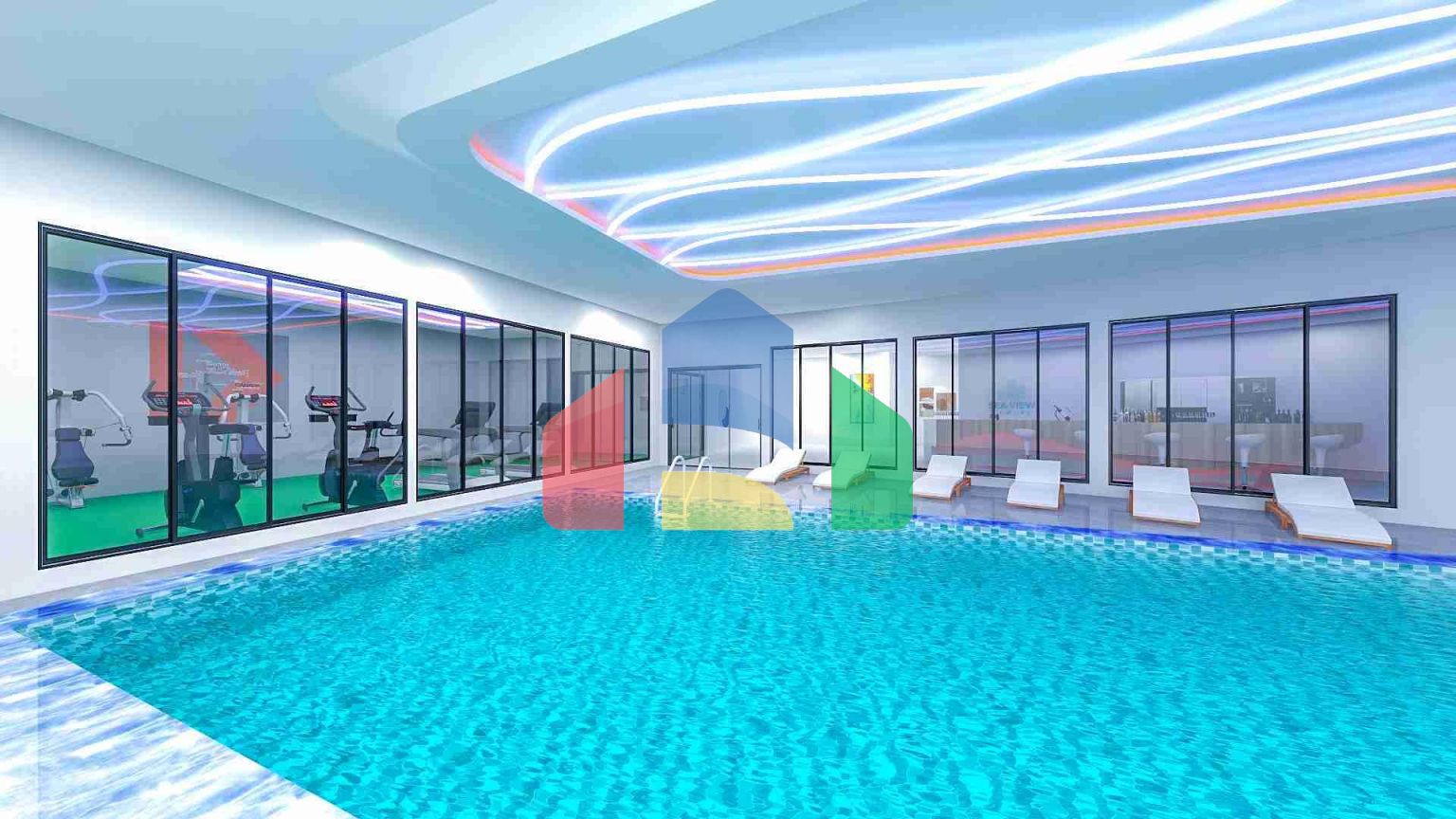 Студия 48 м2 с балконом 6 м2