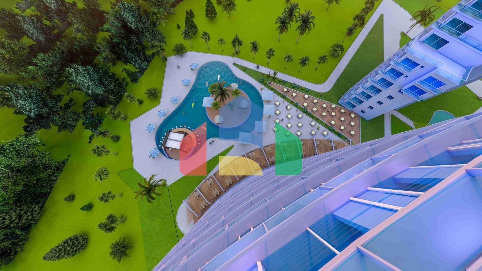 Студия 48 м2 с балконом 6 м2