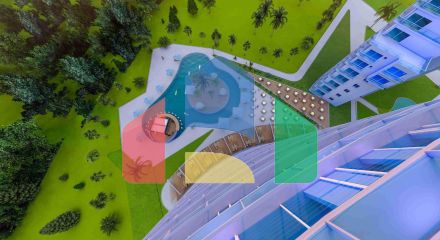 Студия 48 м2 с балконом 6 м2