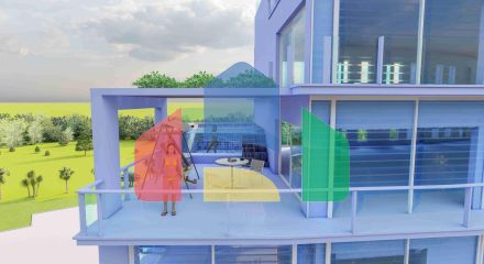 Студия 48 м2 с балконом 6 м2