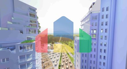 Студия 48 м2 с балконом 6 м2