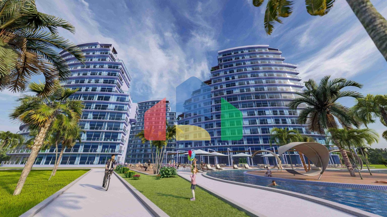 Студия 48 м2 с балконом 6 м2