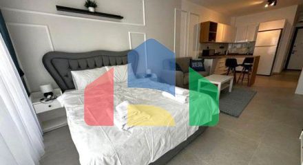 Студия 50 м2 с балконом 9 м2 и видом на море